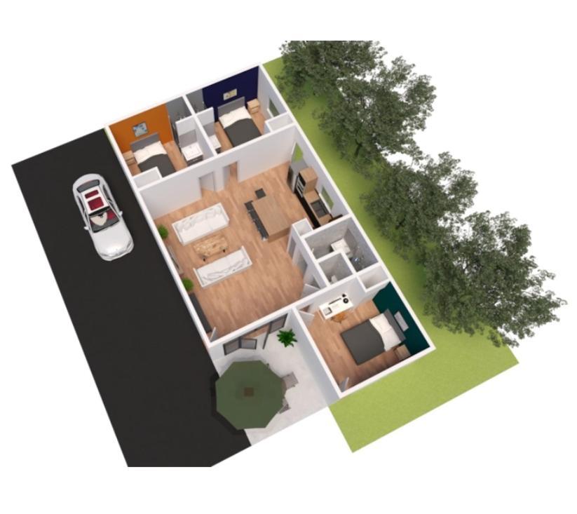 - Sublime Villa Felicidad - Proche Hypercentre - Parking - Terrasse - Wifi Viriat Kültér fotó